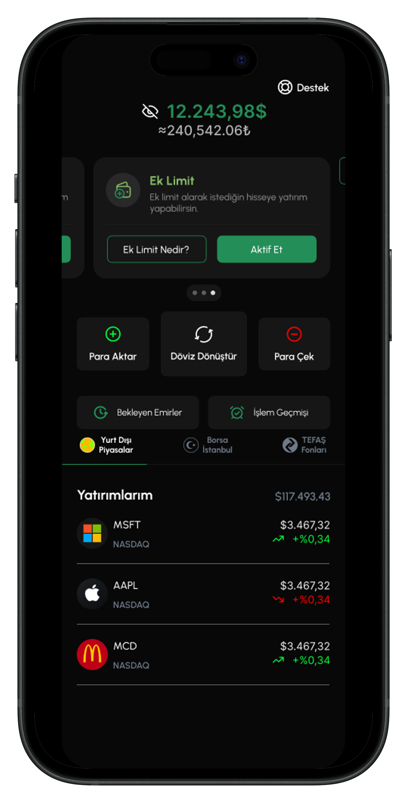 Mergen mobil uygulaması mockup